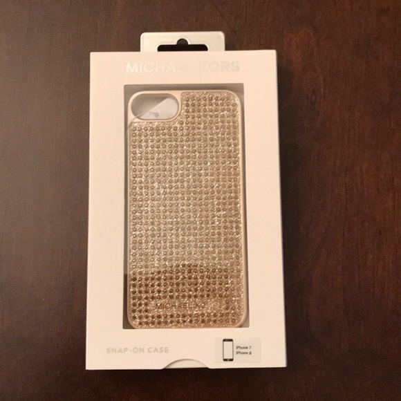 Michael Kors Accessories - Michael Kors Gold iphone case with stone detail